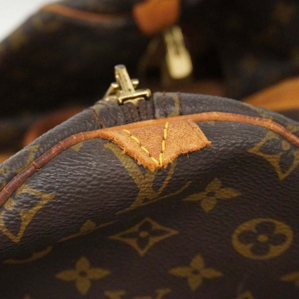 LOUIS VUITTON Brown Monogram Keepall 55 Boston Bag - Picture 6 of 15
